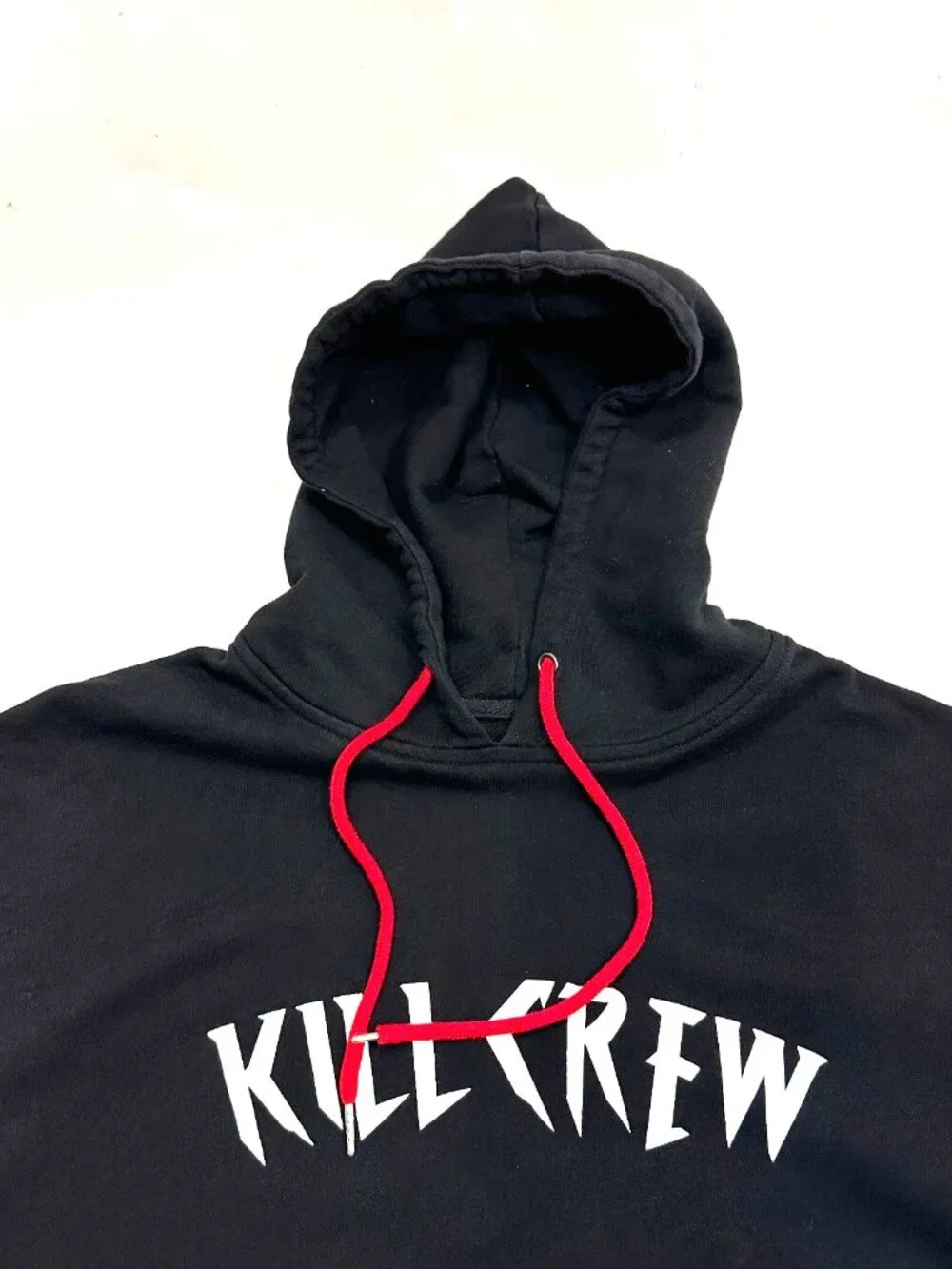 Kill Crew Hoodie Mens 2XL Black Pullover Sweatshirt Graphic Logo Streetwear - Picture 2 of 16